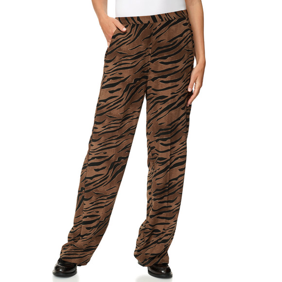 Damen Hose mit Tiger-Muster