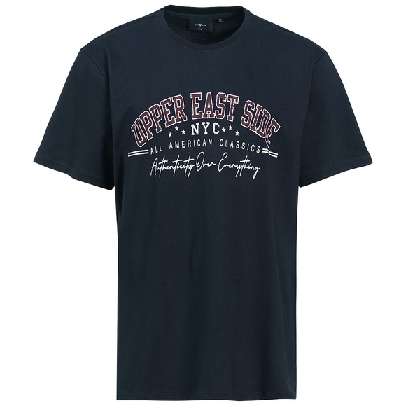 Heren-T-shirt met grote opdruk
