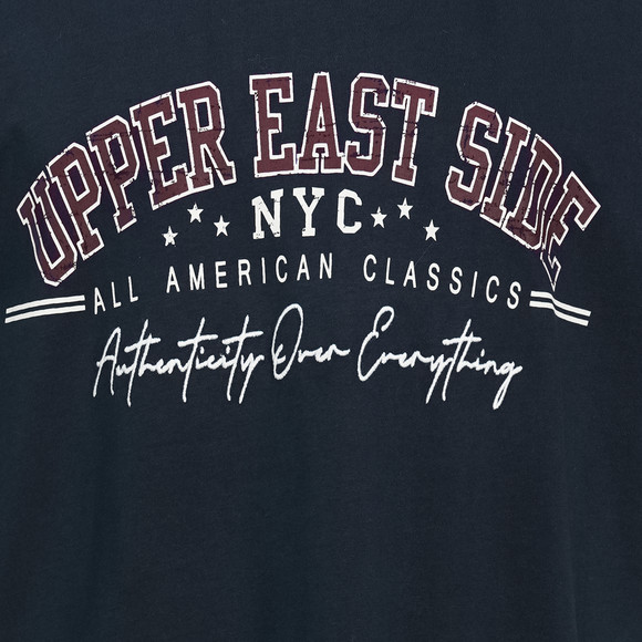 Heren-T-shirt met grote opdruk