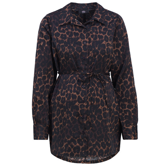 Damen Umstandsbluse mit Bindeband