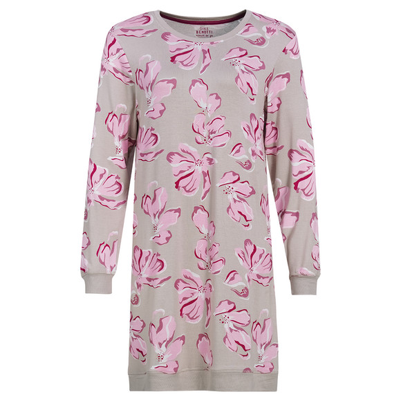 Damen Nachthemd mit Blumen-Allover