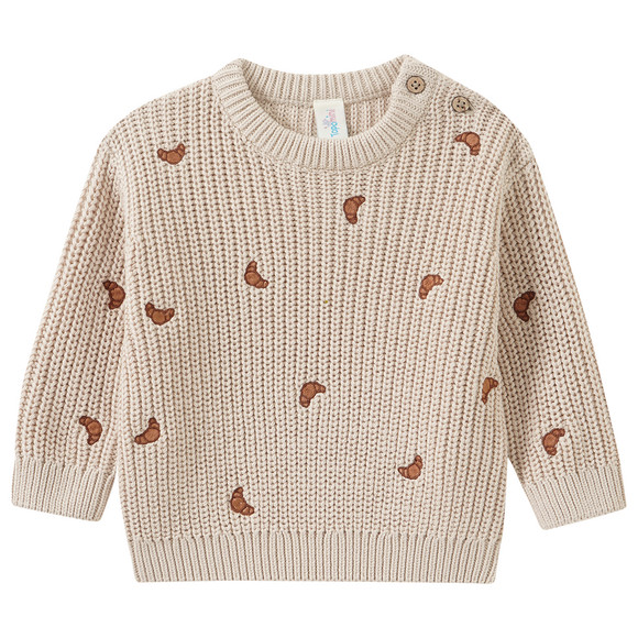 Newborn Strickpullover mit Stickerei