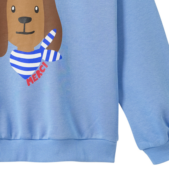 Kinder Sweatshirt mit Dackel-Print