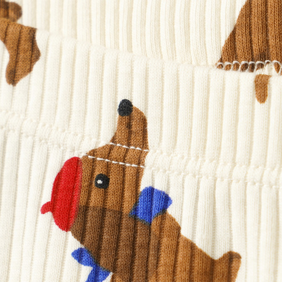Kinder Leggings mit Rippstruktur