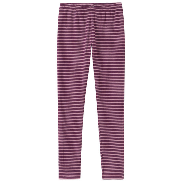 Mädchen Leggings mit Rippstruktur