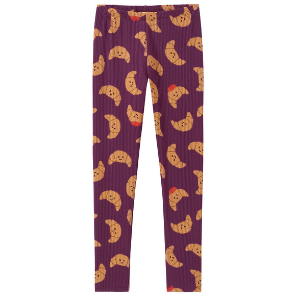 Mädchen Leggings mit Rippstruktur