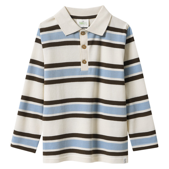 Jungen Poloshirt mit Streifen