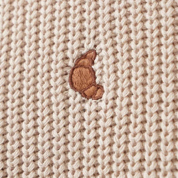 Kinder Strickpullover mit Stickerei