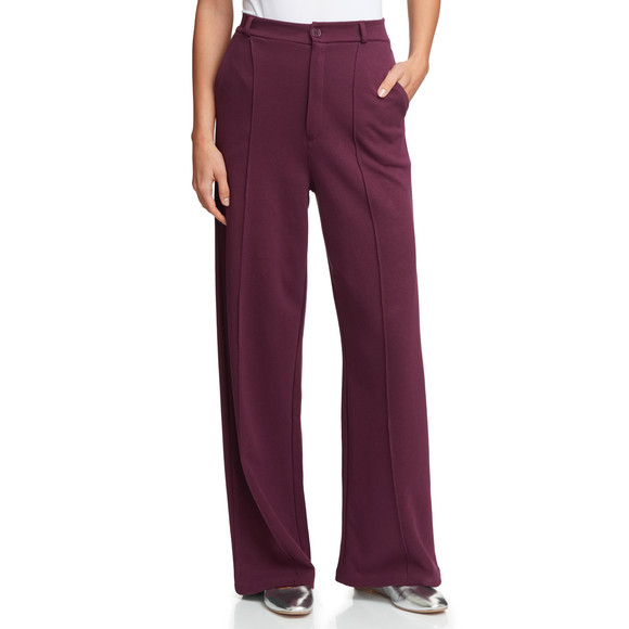 Damen Wide-Leg-Hose mit Bundfalte
