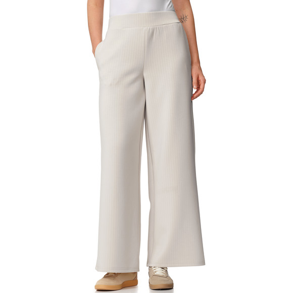 Damen Modal-Wide-Leg-Hose mit Elastikbund