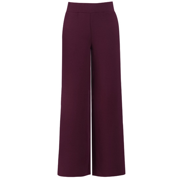 Damen Modal-Wide-Leg-Hose mit Elastikbund
