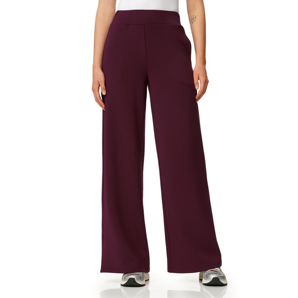 Damen Modal-Wide-Leg-Hose mit Elastikbund