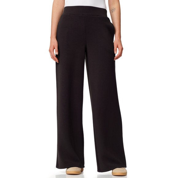 Damen Modal-Wide-Leg-Hose mit Elastikbund