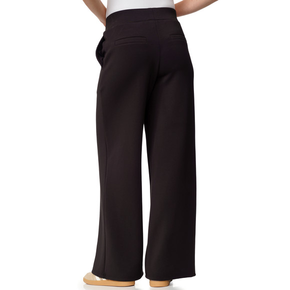 Damen Modal-Wide-Leg-Hose mit Elastikbund