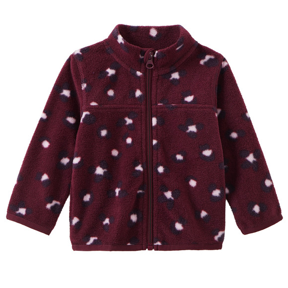 Baby Fleecejacke mit Leo-Muster