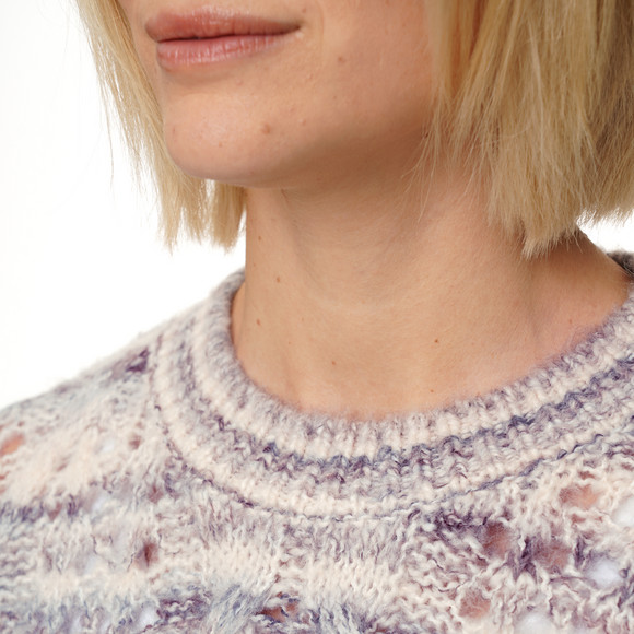 Damen Strickpullover mit Strickmuster