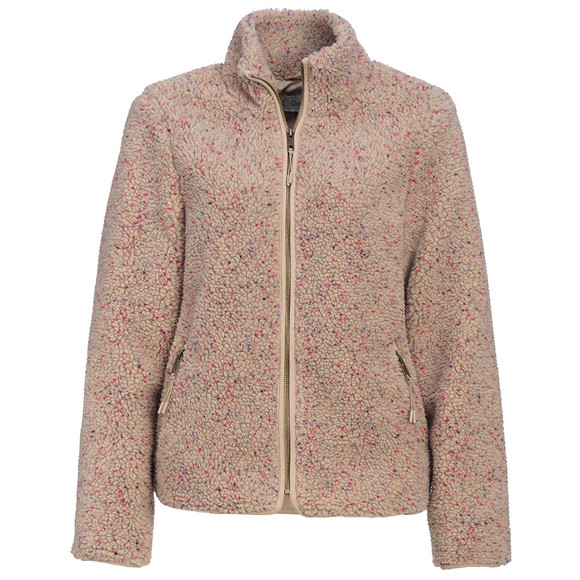 Damen Teddyjacke mit Reißverschluss