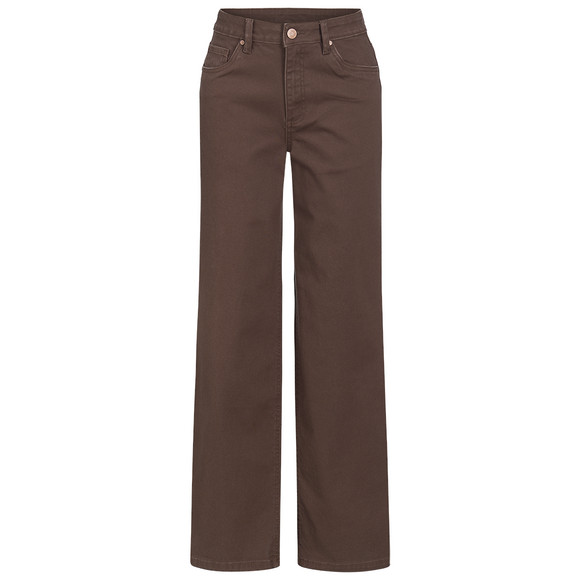 Damen Wide-Leg-Jeans im Five-Pocket-Style