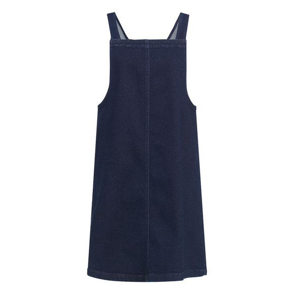 Damen Jeanslatzkleid aus dunklem Denim