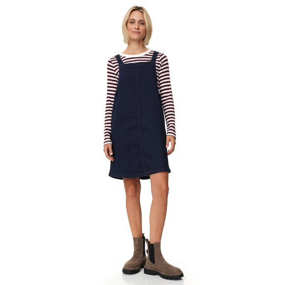 Damen Jeanslatzkleid aus dunklem Denim