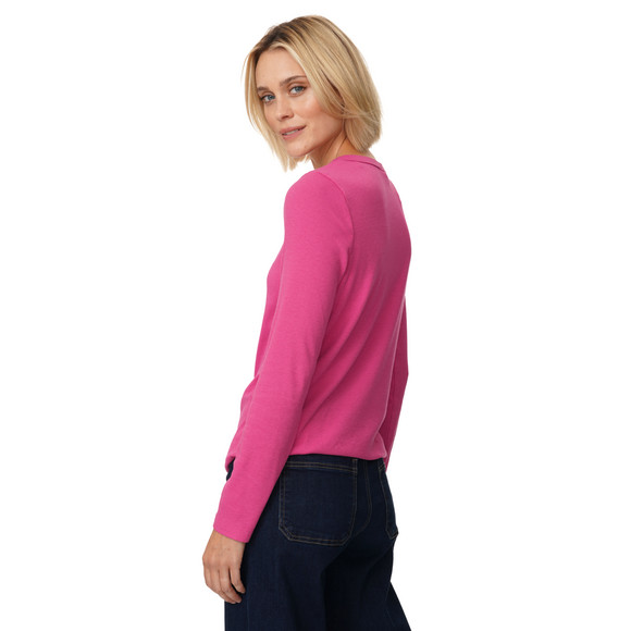 Damen Langarmshirt aus Feinripp