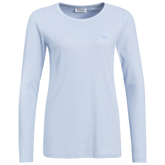 Damen Langarmshirt aus Feinripp
