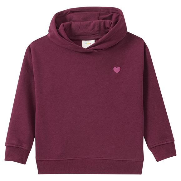 Mädchen Hoodie mit Flock-Print