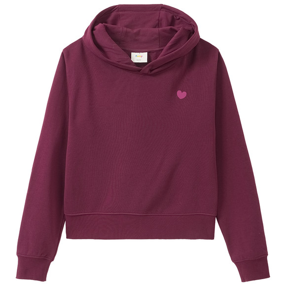 Mädchen Hoodie mit Flock-Print