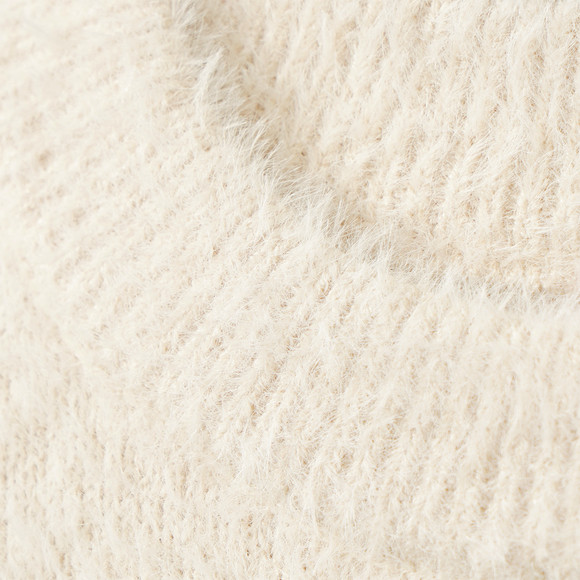 Mädchen Strickpullover mit Ajour-Muster