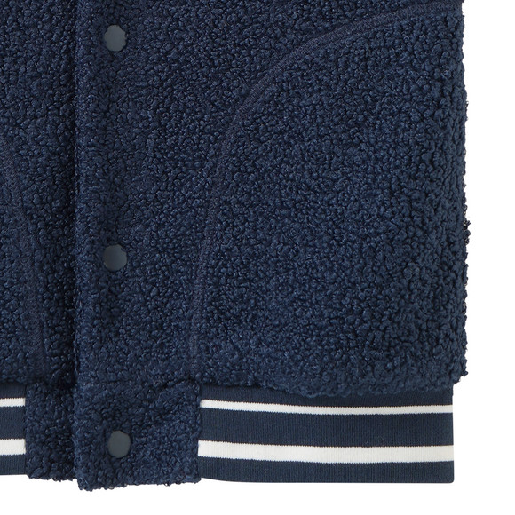 Jungen Teddyweste mit Knopfleiste