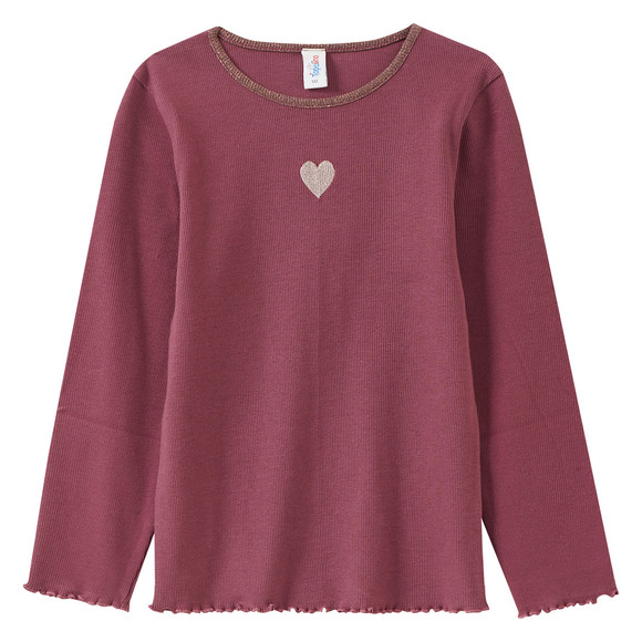 Meisjes-shirt met lange mouwen