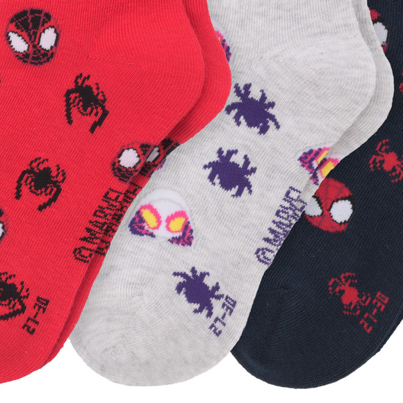 3 Paar Spider-Man Socken mit Bio-Baumwolle