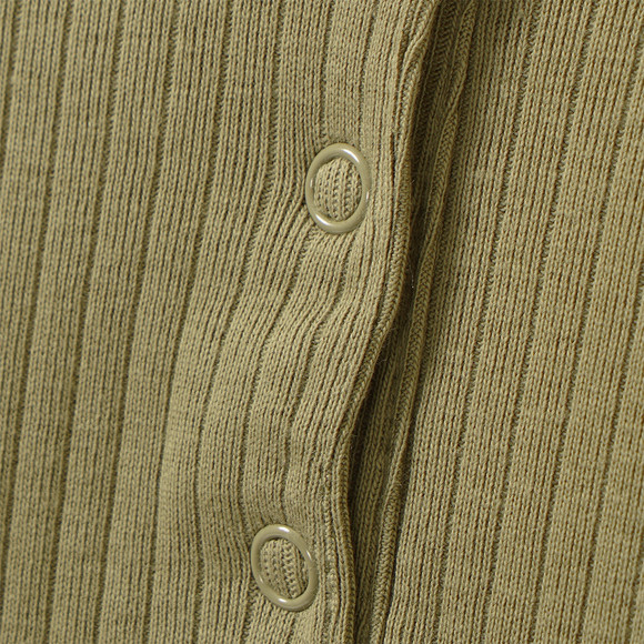 2 Baby Langarmbodys mit Rippstruktur