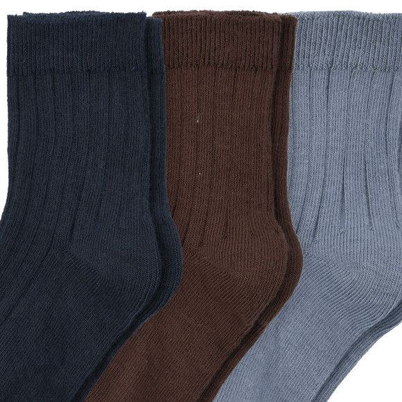 3 Paar Baby Socken mit Rippstruktur