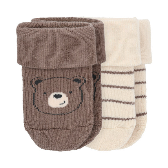 2 Paar Newborn Socken mit Bio-Baumwolle