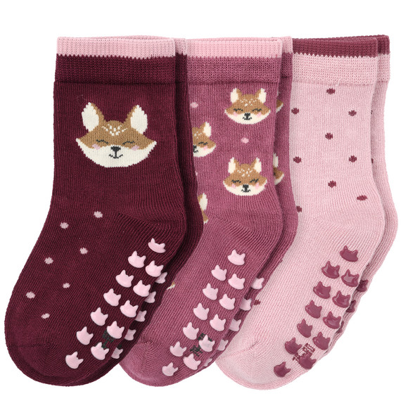 3 Paar Baby Stoppersocken mit Viskose