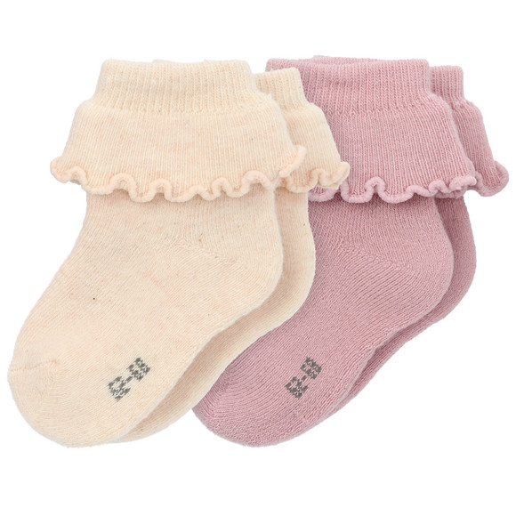 2 Paar Newborn Socken mit Bio-Baumwolle