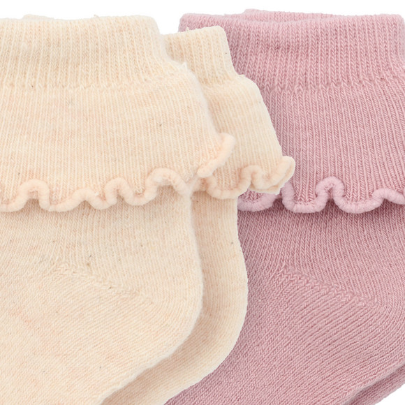 2 Paar Newborn Socken mit Bio-Baumwolle