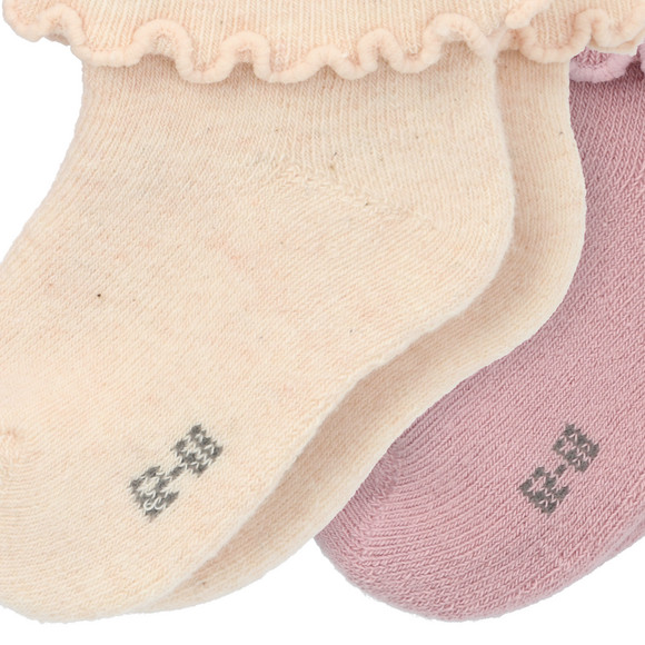 2 Paar Newborn Socken mit Bio-Baumwolle