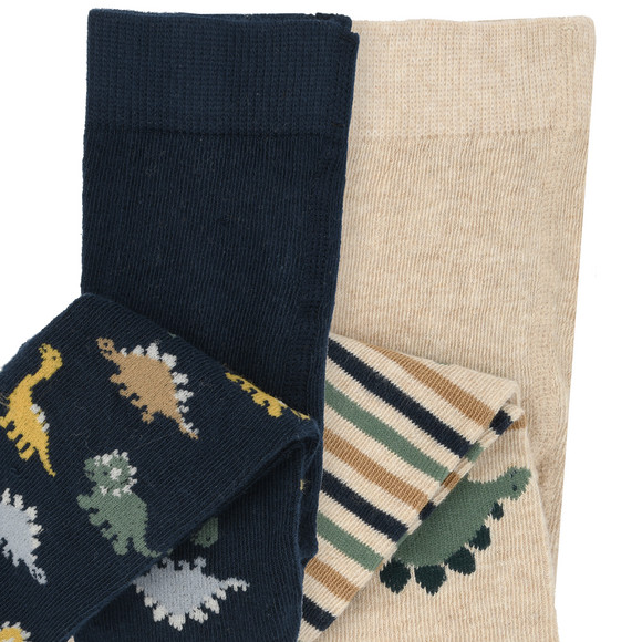 2 Baby Strumpfhosen mit Dino-Motiven
