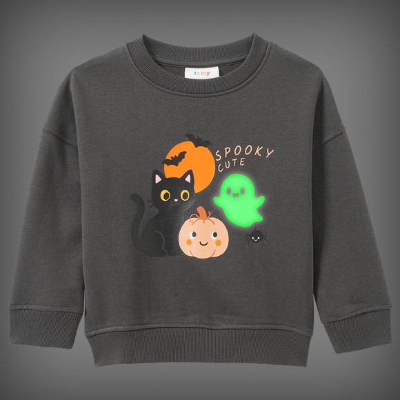 Kinder Sweatshirt im Halloween-Look