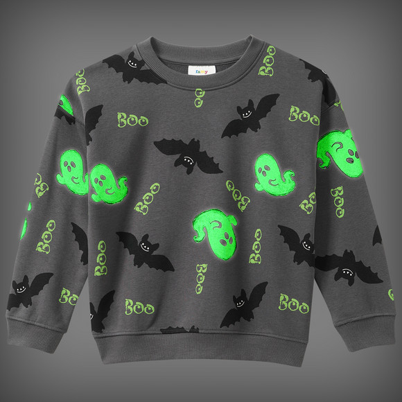 Kinder Sweatshirt mit Halloween-Motiven