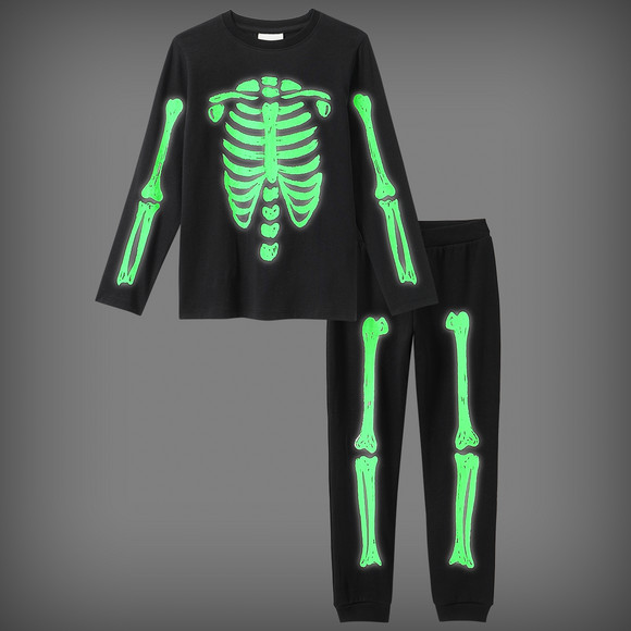 Kinder Set im Halloween-Look