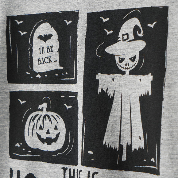 Kinder Langarmshirt im Halloween-Look