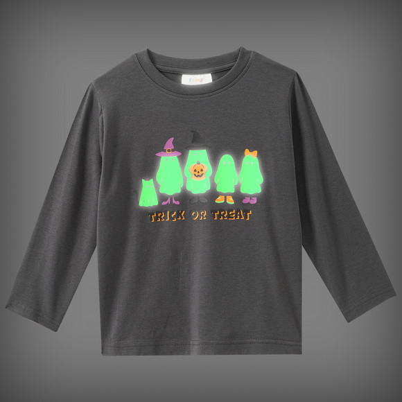 Kinder Langarmshirt im Halloween-Look
