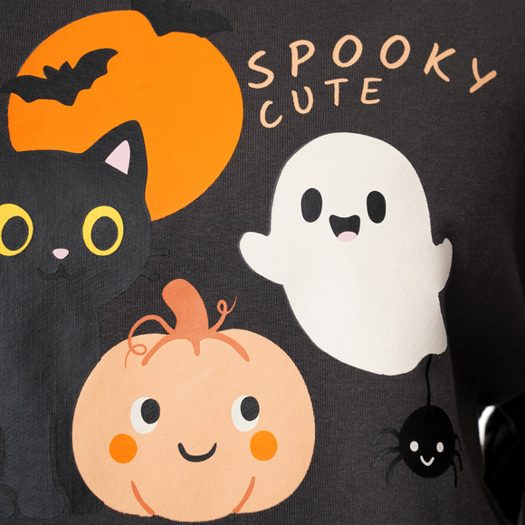 Damen Sweatshirt im Halloween-Look