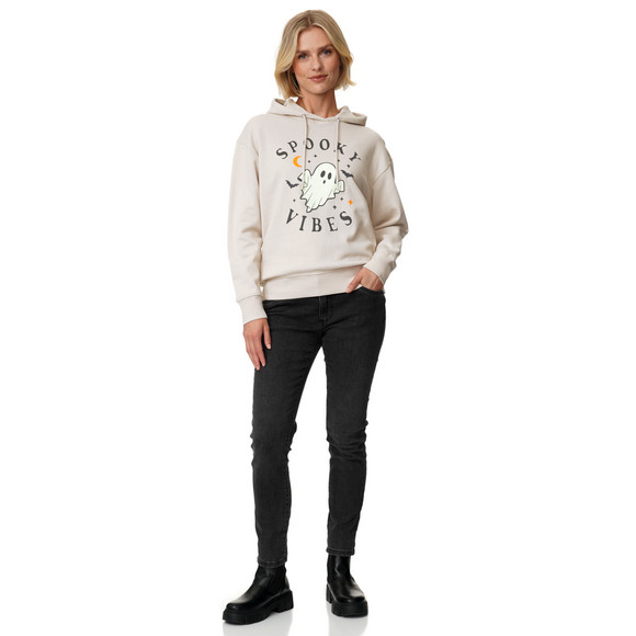 Damen Hoodie mit Halloween-Print