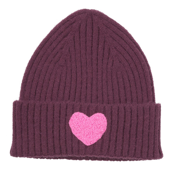 Mädchen Strickmütze mit Applikation