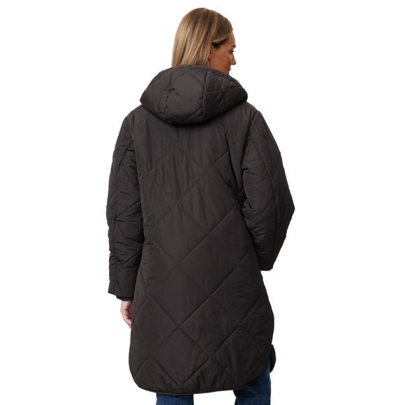 Damen Steppmantel mit Kapuze