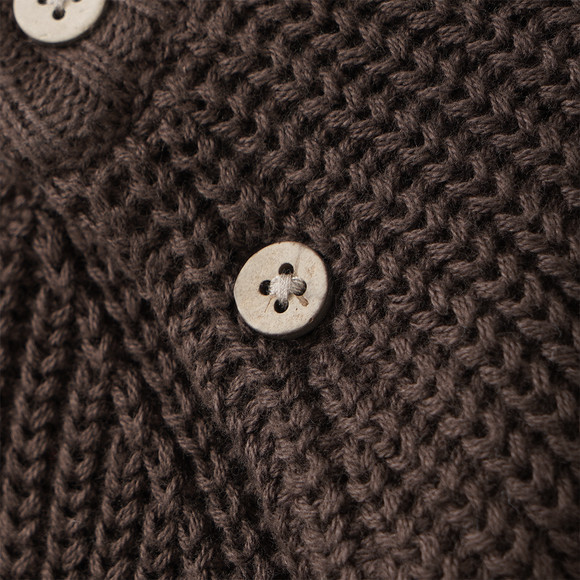 Baby Strickpullover mit Rippstruktur
